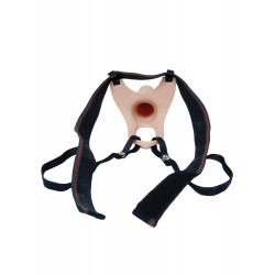 Proteza strap-on pusta przedłużająca penisa 24cm