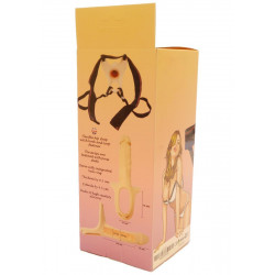 Proteza strap-on pusta przedłużająca penisa 24cm