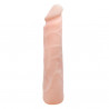 Wyginane dildo z cyberskóry realistyczny penis 24c