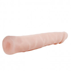 Wyginane dildo z cyberskóry realistyczny penis 24c