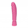 Realistyczny różowy penis w spiralne żyły 10,5cm
