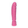 Realistyczny różowy penis w spiralne żyły 10,5cm