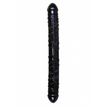 Podwójne dildo z żyłami penetracja sex lesbijskie