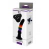Strap-on na szelkach z silikonowym dildo