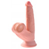 Realistyczne żylaste dildo z wielkimi jądrami 15cm
