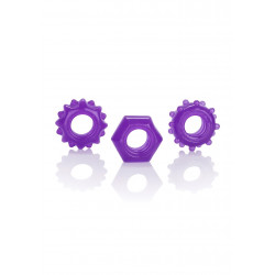 Pierścień-REVERSIBLE RING SET PURPLE