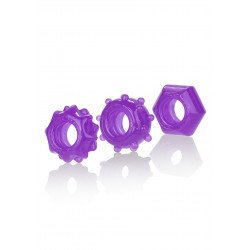 Pierścień-REVERSIBLE RING SET PURPLE