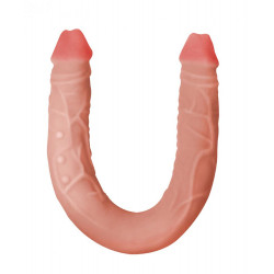 Podwójny penis dildo lesbijskie wyginane sex 47cm