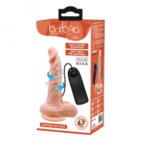 Penis z jądrami wibrujące dildo z przyssawką mocne