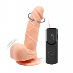 Realistyczny penis sex dildo z wibracją 15 cm