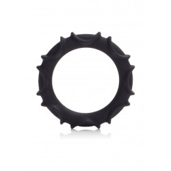 Pierścień-ATLAS SILICONE RING BLACK