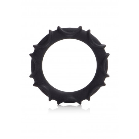 Pierścień-ATLAS SILICONE RING BLACK