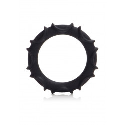 Pierścień-ATLAS SILICONE RING BLACK
