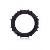 Pierścień-ATLAS SILICONE RING BLACK