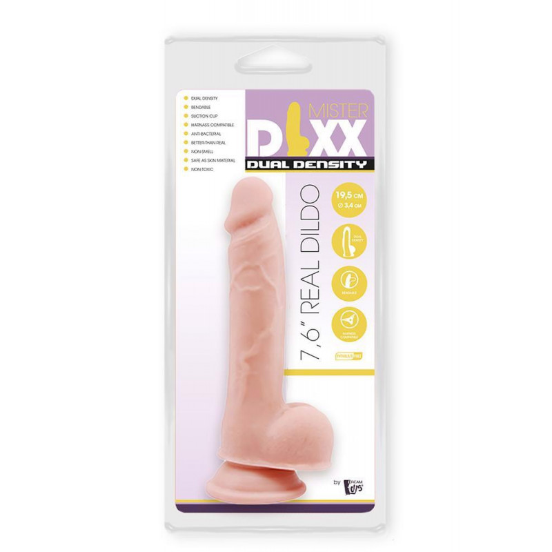 Duży realistyczny żylasty penis z żyłami dildo
