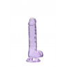 Dildo z przyssawką penis realistyczny żylasty 19cm