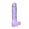 Silikonowe grube dildo z mocną przyssawką 25 cm