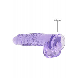 Silikonowe grube dildo z mocną przyssawką 25 cm