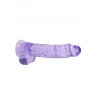 Silikonowe grube dildo z mocną przyssawką 25 cm