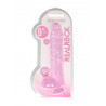 9" / 23 cm Realistic Dildo With Balls - Pink