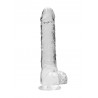 Duży wodoodporny penis dildo mocna przyssawka 25cm