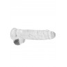 Duży wodoodporny penis dildo mocna przyssawka 25cm