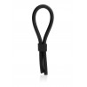Pierścień-SILICONE STUD LASSO BLACK