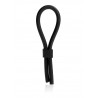 Pierścień-SILICONE STUD LASSO BLACK