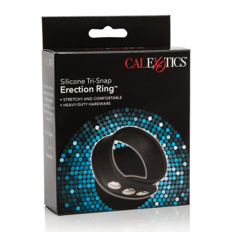 Pierścień-TRI-SNAP ERECTION RING BLACK