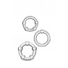 Zestaw-STAY HARD BEADED COCKRINGS CLEAR