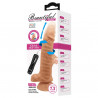 Miękkie realistyczne dildo z wibracjami 18,5 cm