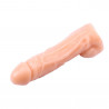 Dildo z jądrami realistyczny penis członek 20cm