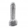 Dildo realistyczne członek jądram przyssawka 19 cm