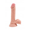 Dildo z przyssawką realistyczny penis jądra 19cm