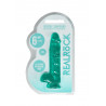 Zielone dildo do penetracji pochwy i anusa 17 cm