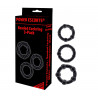 Beaded cockring 3 pack clear in colour box