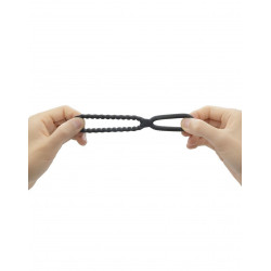 Pierścień na penis jądra podwójny dorcel dual ring
