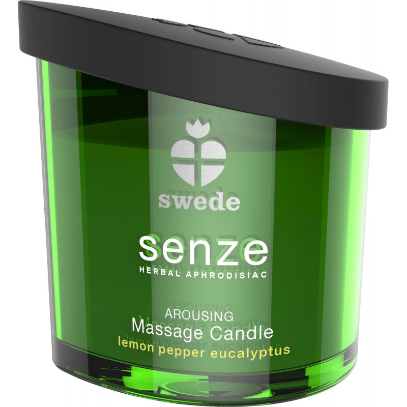 Swede - Senze Arousing Massage Candle Lemon Pepper Eucalyptus