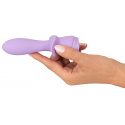 Gładki wibrator damski mini miękki silikon 10 trybów wibracji usb