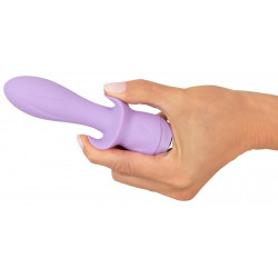 Gładki wibrator damski mini miękki silikon 10 trybów wibracji usb