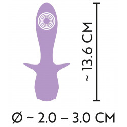 Gładki wibrator damski mini miękki silikon 10 trybów wibracji usb