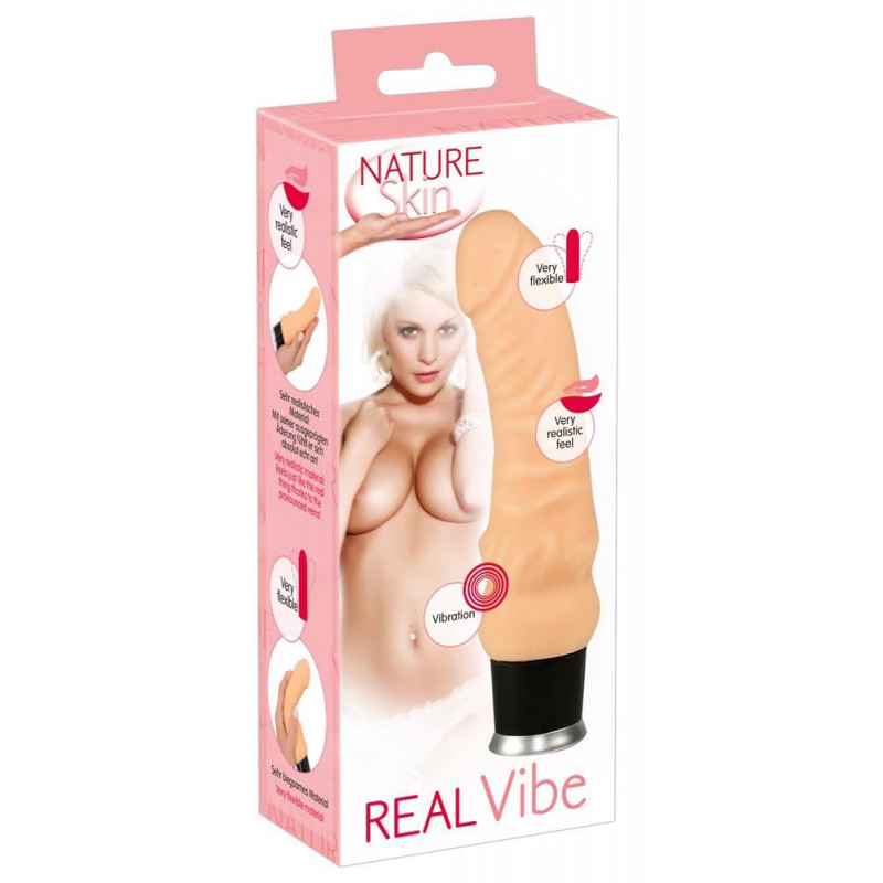 Wibrator realistyczny duży penis członek sex 18cm