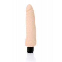 Wibrator realistyczny cyberskóra przyjemny 19cm
