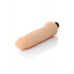 Wibrator realistyczny cyberskóra przyjemny 19cm