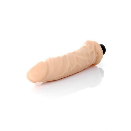 Realistyczny naturalny wibrator cyberskóra 19 cm