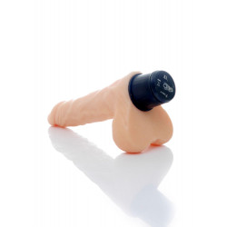 Dildo 12 wibracji pulsacji jądra cyberskóra 20 cm