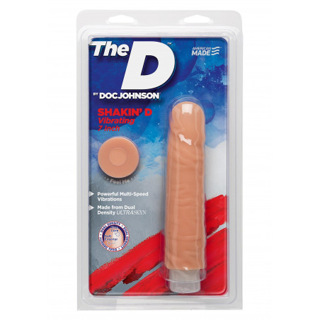 Wibrator realistyczny duży penis naturalny 18cm