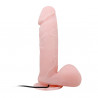 Dildo z przyssawką penis na pilota 20cm