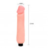 Wibrator penis naturalny z żyłkami elastyczny 23cm