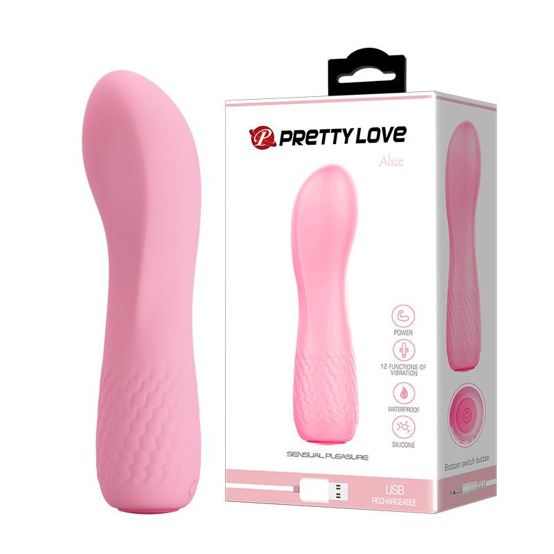 Krótki mocny masażer wibrator punkyu g 11cm 12tryb Krótki mocny masażer wibrator punkyu g 11cm 12tryb